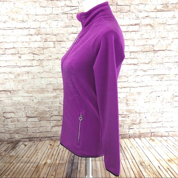 Calvin Klein Performance- Full Zip- Sweatshirt-Purple- Size Small - Picture 6 of 9